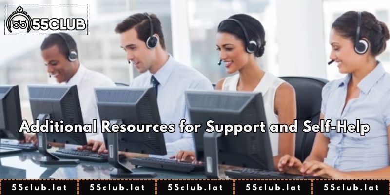 Additional Resources for Support and Self-Help