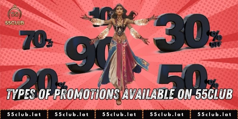 Types of Promotions Available on 55Club